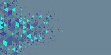 Soyut Üçgen renkli arkaplan veya çokgenler içeren duvar kağıdı üçgen şekiller ve renkler, üçgenler veya uzayın yumuşak rengini kopyalayan çukurluk geometrik şekiller