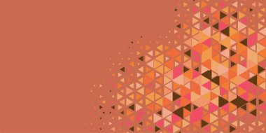 Soyut Üçgen renkli arkaplan veya çokgenler içeren duvar kağıdı üçgen şekiller ve renkler, üçgenler veya uzayın yumuşak rengini kopyalayan çukurluk geometrik şekiller