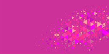 Soyut Üçgen renkli arkaplan veya çokgenler içeren duvar kağıdı üçgen şekiller ve renkler, üçgenler veya uzayın yumuşak rengini kopyalayan çukurluk geometrik şekiller