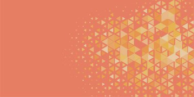 Soyut Üçgen renkli arkaplan veya çokgenler içeren duvar kağıdı üçgen şekiller ve renkler, üçgenler veya uzayın yumuşak rengini kopyalayan çukurluk geometrik şekiller