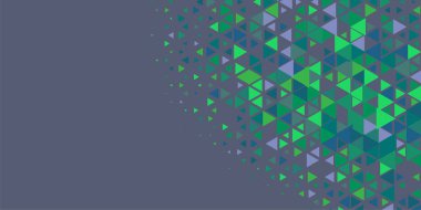 Soyut Üçgen renkli arkaplan veya çokgenler içeren duvar kağıdı üçgen şekiller ve renkler, üçgenler veya uzayın yumuşak rengini kopyalayan çukurluk geometrik şekiller