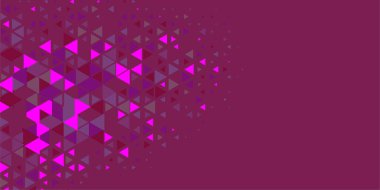 Soyut Üçgen renkli arkaplan veya çokgenler içeren duvar kağıdı üçgen şekiller ve renkler, üçgenler veya uzayın yumuşak rengini kopyalayan çukurluk geometrik şekiller