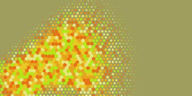 Geometrik soyut Hexagon çoklu Renk Arkaplanı, Geometrik soyut duvar kağıdı iki renkli iki ton Hexagon alt sol köşeden sağ üst köşeye çapraz olarak dağılmıştır