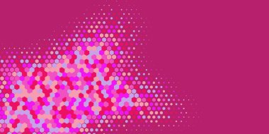 Geometrik soyut Hexagon çoklu Renk Arkaplanı, Geometrik soyut duvar kağıdı iki renkli iki ton Hexagon alt sol köşeden sağ üst köşeye çapraz olarak dağılmıştır