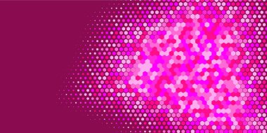 Geometrik soyut Hexagon çoklu Renk Arkaplanı, Geometrik soyut duvar kağıdı iki renkli iki ton Hexagon alt sol köşeden sağ üst köşeye çapraz olarak dağılmıştır