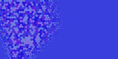 Geometrik soyut Hexagon çoklu Renk Arkaplanı, Geometrik soyut duvar kağıdı iki renkli iki ton Hexagon alt sol köşeden sağ üst köşeye çapraz olarak dağılmıştır