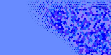 Geometrik soyut Hexagon çoklu Renk Arkaplanı, Geometrik soyut duvar kağıdı iki renkli iki ton Hexagon alt sol köşeden sağ üst köşeye çapraz olarak dağılmıştır