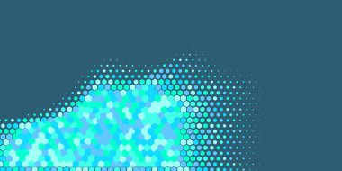 Geometrik soyut Hexagon çoklu Renk Arkaplanı, Geometrik soyut duvar kağıdı iki renkli iki ton Hexagon alt sol köşeden sağ üst köşeye çapraz olarak dağılmıştır