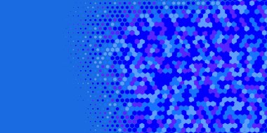 Geometrik soyut Hexagon çoklu Renk Arkaplanı, Geometrik soyut duvar kağıdı iki renkli iki ton Hexagon alt sol köşeden sağ üst köşeye çapraz olarak dağılmıştır