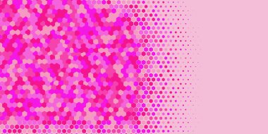 Geometrik soyut Hexagon çoklu Renk Arkaplanı, Geometrik soyut duvar kağıdı iki renkli iki ton Hexagon alt sol köşeden sağ üst köşeye çapraz olarak dağılmıştır