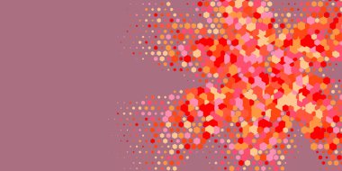 Geometrik Çoklu Boyutlu Altıgen Çoklu Renkli Arkaplan, Geometrik Soyut İki Renkli Duvar Kağıdı Alt sol köşeden sağ üst köşeye çapraz olarak dağılmıştır