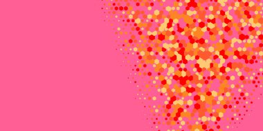 Geometrik Çoklu Boyutlu Altıgen Çoklu Renkli Arkaplan, Geometrik Soyut İki Renkli Duvar Kağıdı Alt sol köşeden sağ üst köşeye çapraz olarak dağılmıştır