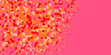 Geometrik Çoklu Boyutlu Altıgen Çoklu Renkli Arkaplan, Geometrik Soyut İki Renkli Duvar Kağıdı Alt sol köşeden sağ üst köşeye çapraz olarak dağılmıştır