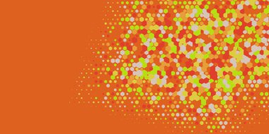 Geometrik Çoklu Boyutlu Altıgen Çoklu Renkli Arkaplan, Geometrik Soyut İki Renkli Duvar Kağıdı Alt sol köşeden sağ üst köşeye çapraz olarak dağılmıştır