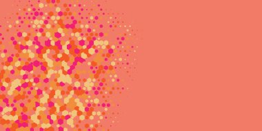 Geometrik Çoklu Boyutlu Altıgen Çoklu Renkli Arkaplan, Geometrik Soyut İki Renkli Duvar Kağıdı Alt sol köşeden sağ üst köşeye çapraz olarak dağılmıştır