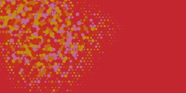 Geometrik Çoklu Boyutlu Altıgen Çoklu Renkli Arkaplan, Geometrik Soyut İki Renkli Duvar Kağıdı Alt sol köşeden sağ üst köşeye çapraz olarak dağılmıştır