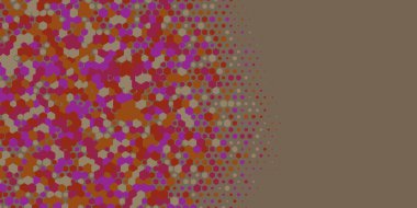 Geometrik Çoklu Boyutlu Altıgen Çoklu Renkli Arkaplan, Geometrik Soyut İki Renkli Duvar Kağıdı Alt sol köşeden sağ üst köşeye çapraz olarak dağılmıştır