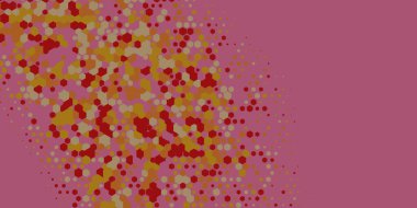 Geometrik Çoklu Boyutlu Altıgen Çoklu Renkli Arkaplan, Geometrik Soyut İki Renkli Duvar Kağıdı Alt sol köşeden sağ üst köşeye çapraz olarak dağılmıştır