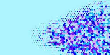 Geometrik Çoklu Boyutlu Altıgen Çoklu Renkli Arkaplan, Geometrik Soyut İki Renkli Duvar Kağıdı Alt sol köşeden sağ üst köşeye çapraz olarak dağılmıştır