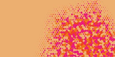 Geometrik Çoklu Boyutlu Altıgen Çoklu Renkli Arkaplan, Geometrik Soyut İki Renkli Duvar Kağıdı Alt sol köşeden sağ üst köşeye çapraz olarak dağılmıştır