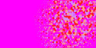 Geometrik Çoklu Boyutlu Altıgen Çoklu Renkli Arkaplan, Geometrik Soyut İki Renkli Duvar Kağıdı Alt sol köşeden sağ üst köşeye çapraz olarak dağılmıştır