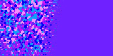 Geometrik Çoklu Boyutlu Altıgen Çoklu Renkli Arkaplan, Geometrik Soyut İki Renkli Duvar Kağıdı Alt sol köşeden sağ üst köşeye çapraz olarak dağılmıştır