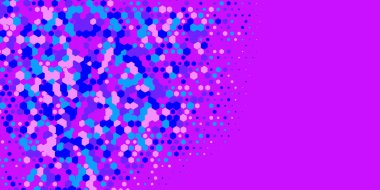 Geometrik Çoklu Boyutlu Altıgen Çoklu Renkli Arkaplan, Geometrik Soyut İki Renkli Duvar Kağıdı Alt sol köşeden sağ üst köşeye çapraz olarak dağılmıştır