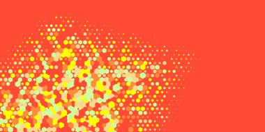 Geometrik Çoklu Boyutlu Altıgen Çoklu Renkli Arkaplan, Geometrik Soyut İki Renkli Duvar Kağıdı Alt sol köşeden sağ üst köşeye çapraz olarak dağılmıştır