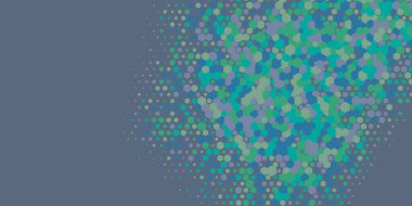 Geometrik Çoklu Boyutlu Altıgen Çoklu Renkli Arkaplan, Geometrik Soyut İki Renkli Duvar Kağıdı Alt sol köşeden sağ üst köşeye çapraz olarak dağılmıştır