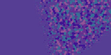 Geometrik Çoklu Boyutlu Altıgen Çoklu Renkli Arkaplan, Geometrik Soyut İki Renkli Duvar Kağıdı Alt sol köşeden sağ üst köşeye çapraz olarak dağılmıştır