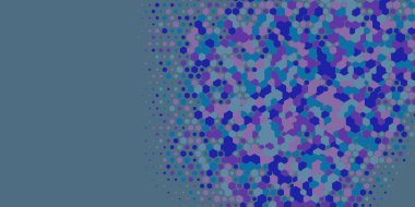 Geometrik Çoklu Boyutlu Altıgen Çoklu Renkli Arkaplan, Geometrik Soyut İki Renkli Duvar Kağıdı Alt sol köşeden sağ üst köşeye çapraz olarak dağılmıştır