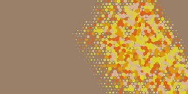 Geometrik Çoklu Boyutlu Altıgen Çoklu Renkli Arkaplan, Geometrik Soyut İki Renkli Duvar Kağıdı Alt sol köşeden sağ üst köşeye çapraz olarak dağılmıştır