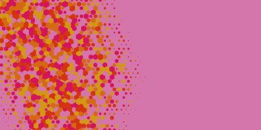 Geometrik Çoklu Boyutlu Altıgen Çoklu Renkli Arkaplan, Geometrik Soyut İki Renkli Duvar Kağıdı Alt sol köşeden sağ üst köşeye çapraz olarak dağılmıştır