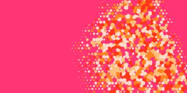 Geometrik Çoklu Boyutlu Altıgen Çoklu Renkli Arkaplan, Geometrik Soyut İki Renkli Duvar Kağıdı Alt sol köşeden sağ üst köşeye çapraz olarak dağılmıştır