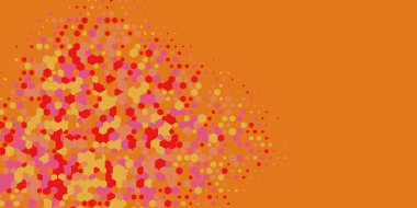 Geometrik Çoklu Boyutlu Altıgen Çoklu Renkli Arkaplan, Geometrik Soyut İki Renkli Duvar Kağıdı Alt sol köşeden sağ üst köşeye çapraz olarak dağılmıştır