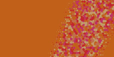 Geometrik Çoklu Boyutlu Altıgen Çoklu Renkli Arkaplan, Geometrik Soyut İki Renkli Duvar Kağıdı Alt sol köşeden sağ üst köşeye çapraz olarak dağılmıştır