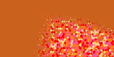 Geometrik Çoklu Boyutlu Altıgen Çoklu Renkli Arkaplan, Geometrik Soyut İki Renkli Duvar Kağıdı Alt sol köşeden sağ üst köşeye çapraz olarak dağılmıştır