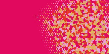 Geometrik Çoklu Boyutlu Altıgen Çoklu Renkli Arkaplan, Geometrik Soyut İki Renkli Duvar Kağıdı Alt sol köşeden sağ üst köşeye çapraz olarak dağılmıştır