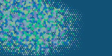 Geometrik Çoklu Boyutlu Altıgen Çoklu Renkli Arkaplan, Geometrik Soyut İki Renkli Duvar Kağıdı Alt sol köşeden sağ üst köşeye çapraz olarak dağılmıştır