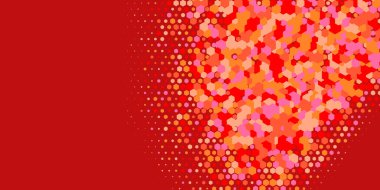 Geometrik Çoklu Boyutlu Altıgen Çoklu Renkli Arkaplan, Geometrik Soyut İki Renkli Duvar Kağıdı Alt sol köşeden sağ üst köşeye çapraz olarak dağılmıştır