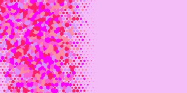 Geometrik Çoklu Boyutlu Altıgen Çoklu Renkli Arkaplan, Geometrik Soyut İki Renkli Duvar Kağıdı Alt sol köşeden sağ üst köşeye çapraz olarak dağılmıştır