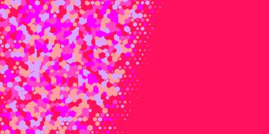 Geometrik Çoklu Boyutlu Altıgen Çoklu Renkli Arkaplan, Geometrik Soyut İki Renkli Duvar Kağıdı Alt sol köşeden sağ üst köşeye çapraz olarak dağılmıştır