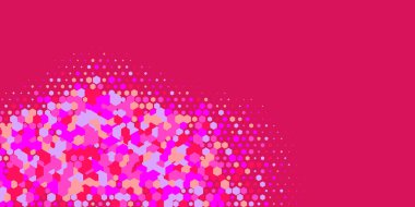 Geometrik Çoklu Boyutlu Altıgen Çoklu Renkli Arkaplan, Geometrik Soyut İki Renkli Duvar Kağıdı Alt sol köşeden sağ üst köşeye çapraz olarak dağılmıştır