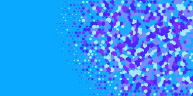 Geometrik Çoklu Boyutlu Altıgen Çoklu Renkli Arkaplan, Geometrik Soyut İki Renkli Duvar Kağıdı Alt sol köşeden sağ üst köşeye çapraz olarak dağılmıştır