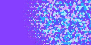 Geometrik Çoklu Boyutlu Altıgen Çoklu Renkli Arkaplan, Geometrik Soyut İki Renkli Duvar Kağıdı Alt sol köşeden sağ üst köşeye çapraz olarak dağılmıştır