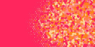 Geometrik Çoklu Boyutlu Altıgen Çoklu Renkli Arkaplan, Geometrik Soyut İki Renkli Duvar Kağıdı Alt sol köşeden sağ üst köşeye çapraz olarak dağılmıştır