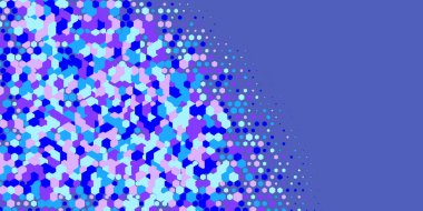 Geometrik Çoklu Boyutlu Altıgen Çoklu Renkli Arkaplan, Geometrik Soyut İki Renkli Duvar Kağıdı Alt sol köşeden sağ üst köşeye çapraz olarak dağılmıştır