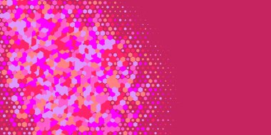 Geometrik Çoklu Boyutlu Altıgen Çoklu Renkli Arkaplan, Geometrik Soyut İki Renkli Duvar Kağıdı Alt sol köşeden sağ üst köşeye çapraz olarak dağılmıştır