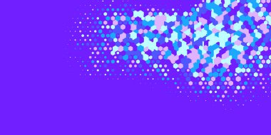 Geometrik Çoklu Boyutlu Altıgen Çoklu Renkli Arkaplan, Geometrik Soyut İki Renkli Duvar Kağıdı Alt sol köşeden sağ üst köşeye çapraz olarak dağılmıştır