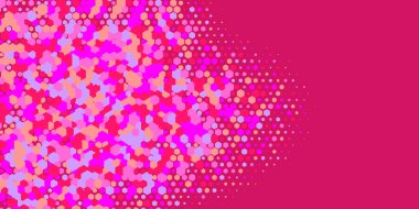 Geometrik Çoklu Boyutlu Altıgen Çoklu Renkli Arkaplan, Geometrik Soyut İki Renkli Duvar Kağıdı Alt sol köşeden sağ üst köşeye çapraz olarak dağılmıştır